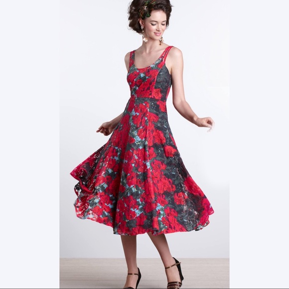 NEW Anthropologie Tracy Reese Noisette Lace Dress size 0 - Picture 2 of 11